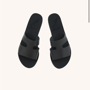 Ancient greek sandals black apteros size 40 in excellent condition